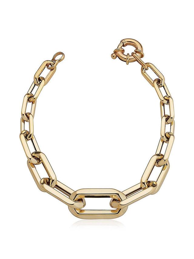 Womens 14K Yellow Gold Aurum Link Bracelet Product Image