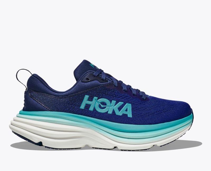 Hoka One HOKA Women's Bondi 8 Shoes in Shell Coral/Peach Parfait, Size 8.5 Product Image