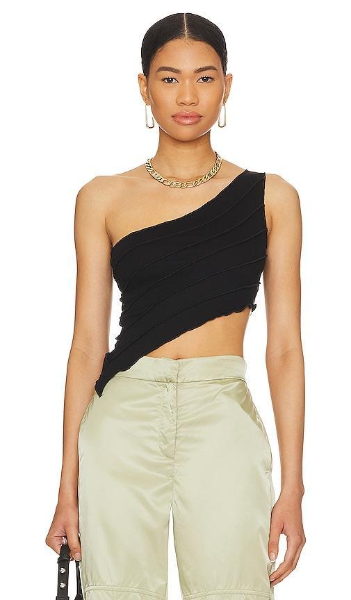 superdown Sel One Shoulder Top Size L, M, S, XS. Product Image