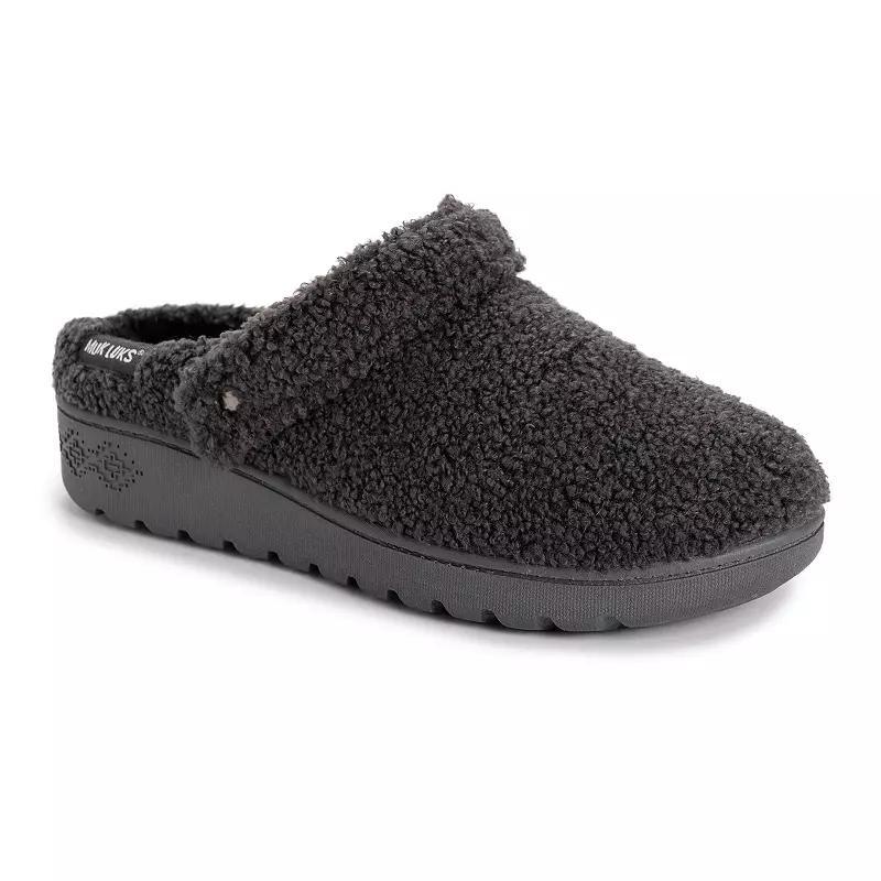 MUK LUKS Quianna Lara Dark Gray Womens Clogs Product Image