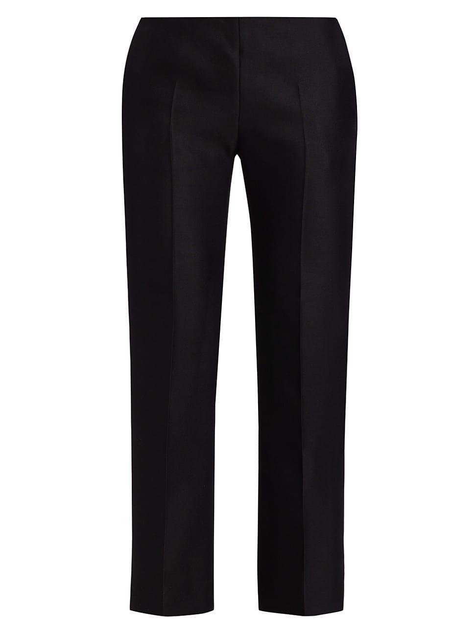 The Row Flame Straight Leg Wool & Silk Pants Product Image