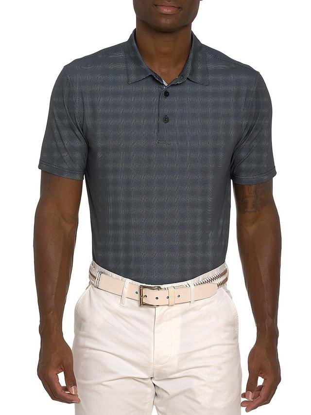 Mens Hyde Short-Sleeved Knit Polo Shirt Product Image