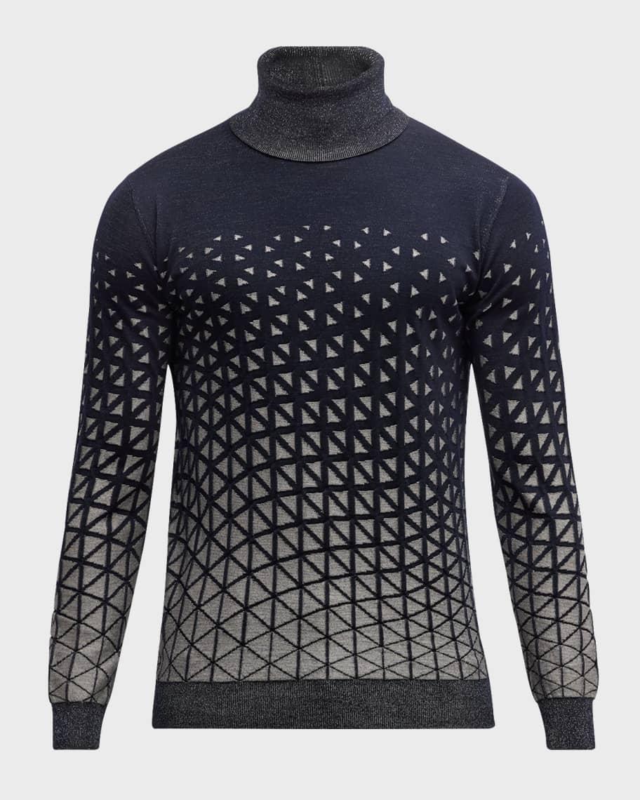 Mens Degrade Turtleneck Sweater Product Image