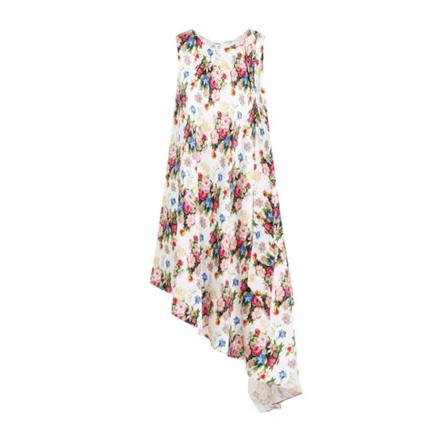 LOEWE Asymmetric Dress In White Product Image