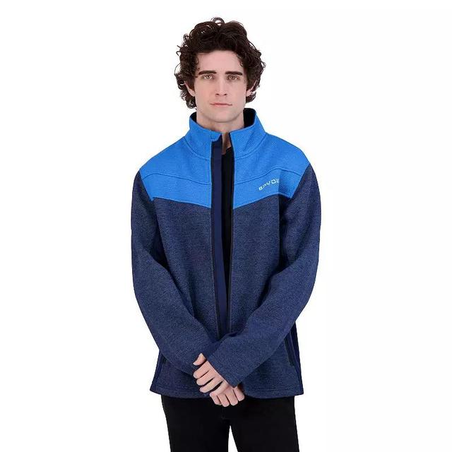 Mens Spyder Encore Fleece Jacket Electric Blue Product Image