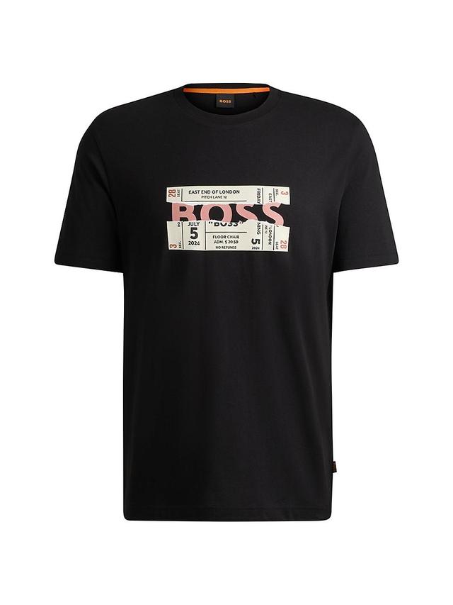 Mens Regular-Fit T-Shirt in Cotton Product Image