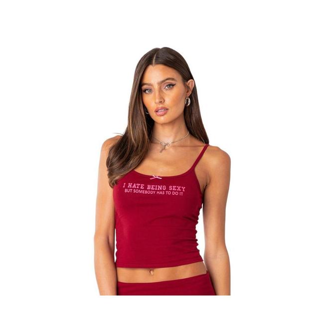 Womens Too Confident Tank Top Product Image