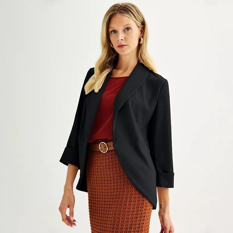 Womens Nine West Cuffed Sleeve Cocoon Blazer Product Image