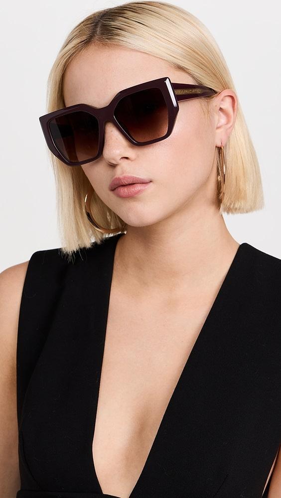 Stella McCartney Oversized Cat Eye Sunglasses | Shopbop Product Image