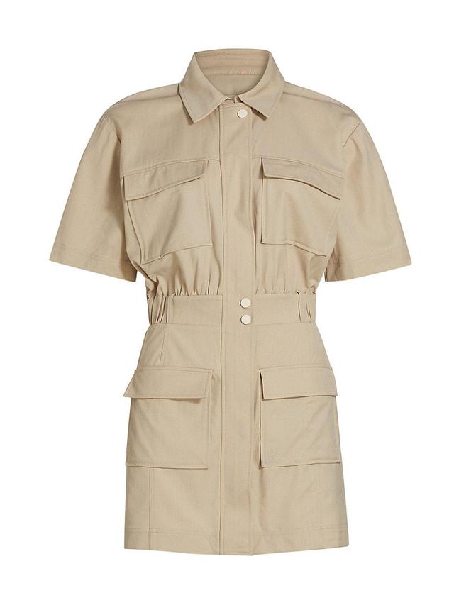 Womens Yohana Cargo Mini Shirtdress Product Image