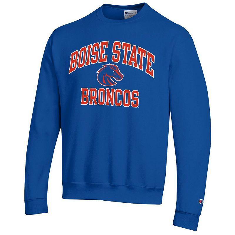 Mens Champion Royal Boise State Broncos High Motor Pullover Sweatshirt Product Image