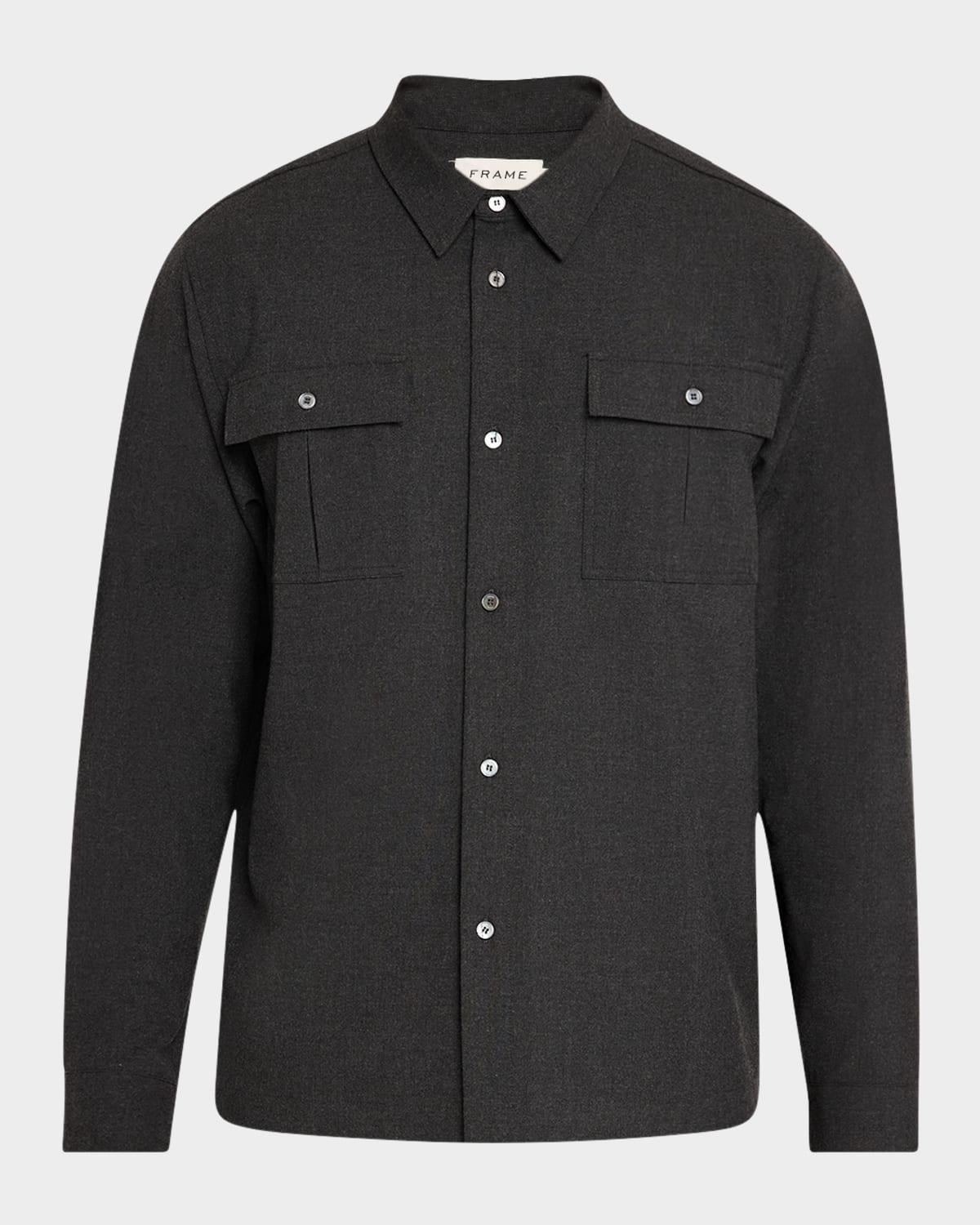 Mens Classic Flannel Overshirt Product Image