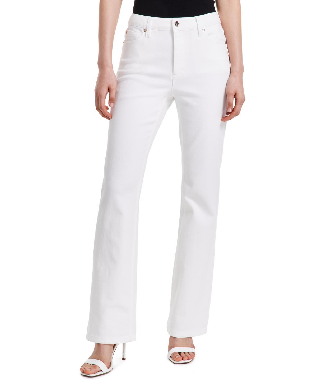 Anne Klein Womens High-Rise Bootcut Jeans Product Image