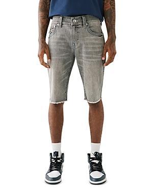 True Religion Brand Jeans Rocco Frayed Skinny Denim Shorts Product Image