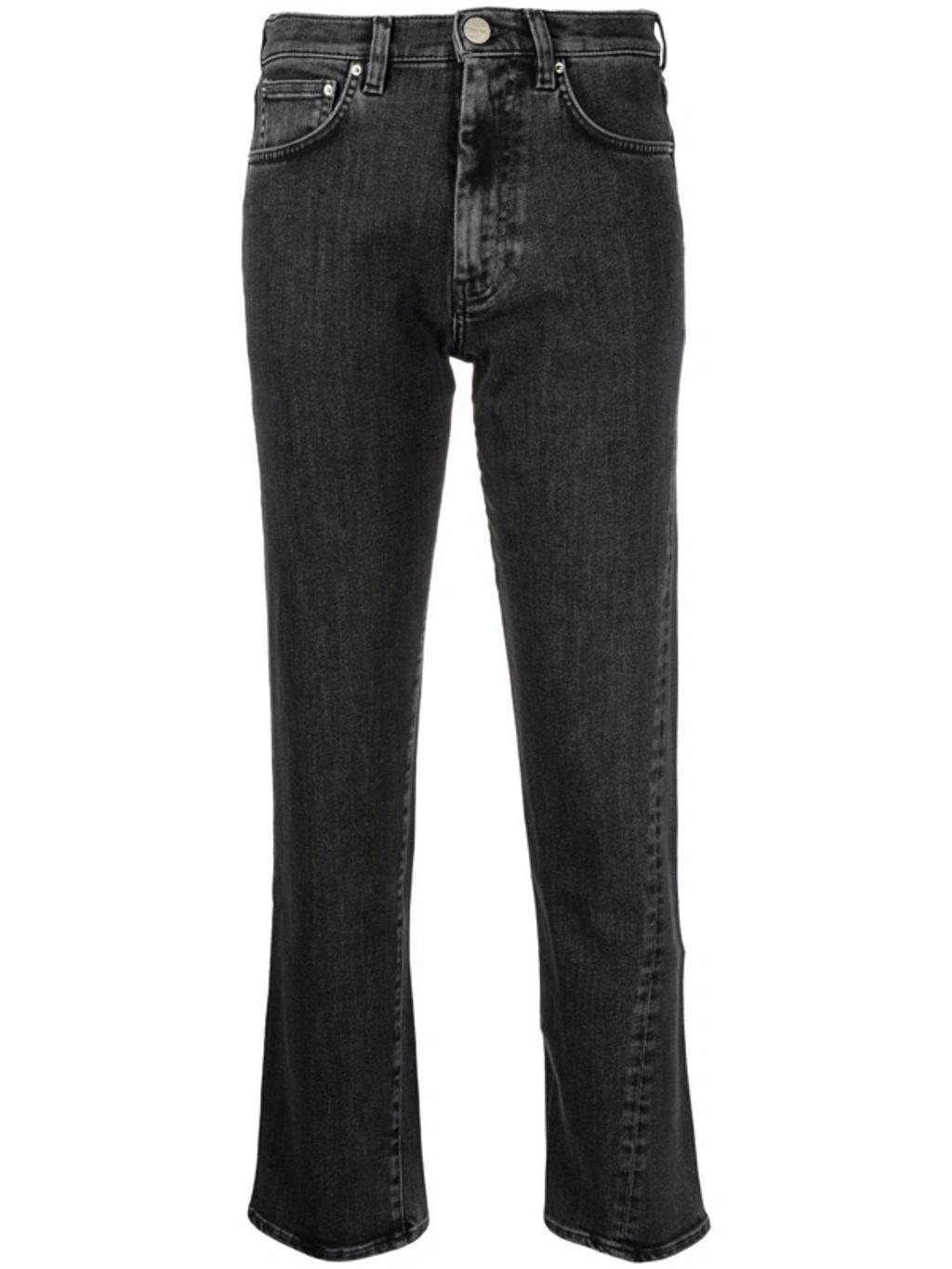 TOTÊME Toteme Twisted Seam Straight-leg Jeans In Grey product image