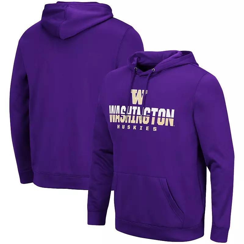 Mens Colosseum Purple Washington Huskies Lantern Pullover Hoodie Product Image