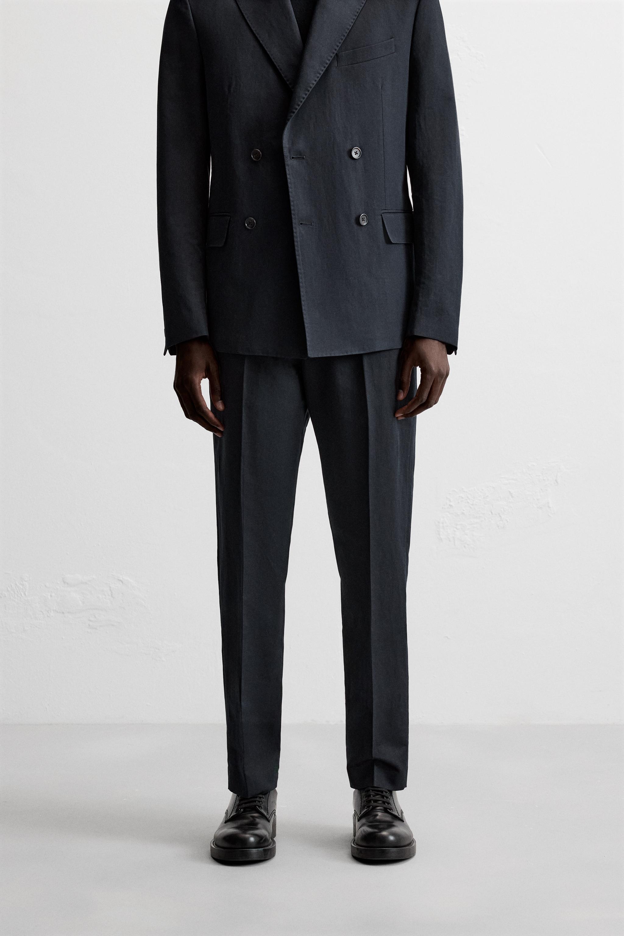 LINEN - COTTON BLEND SUIT PANTS Product Image