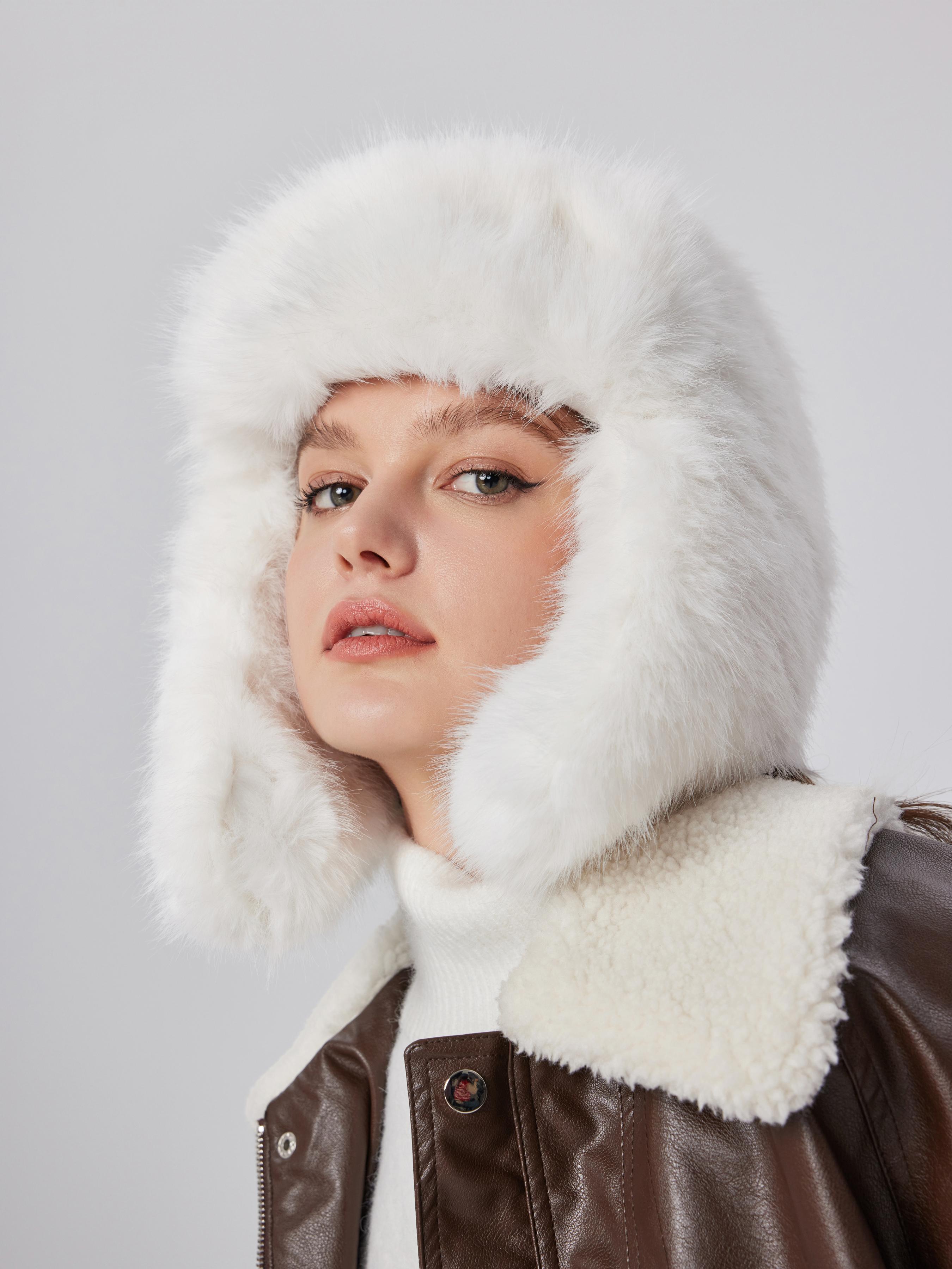 Fuzzy Bomber Hat Product Image