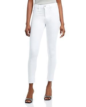 AG Jeans Farrah Ankle White) Women's Jeans Product Image