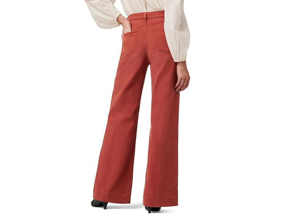 Womens The Mia Pintuck High-Rise Wide-Leg Jeans Product Image