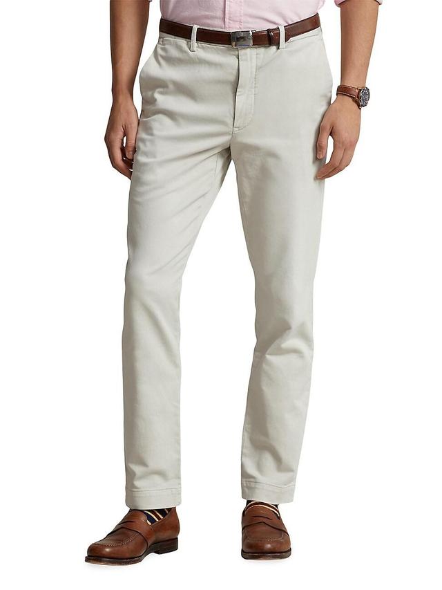 Mens Stretch Twill Flat-Front Pants Product Image