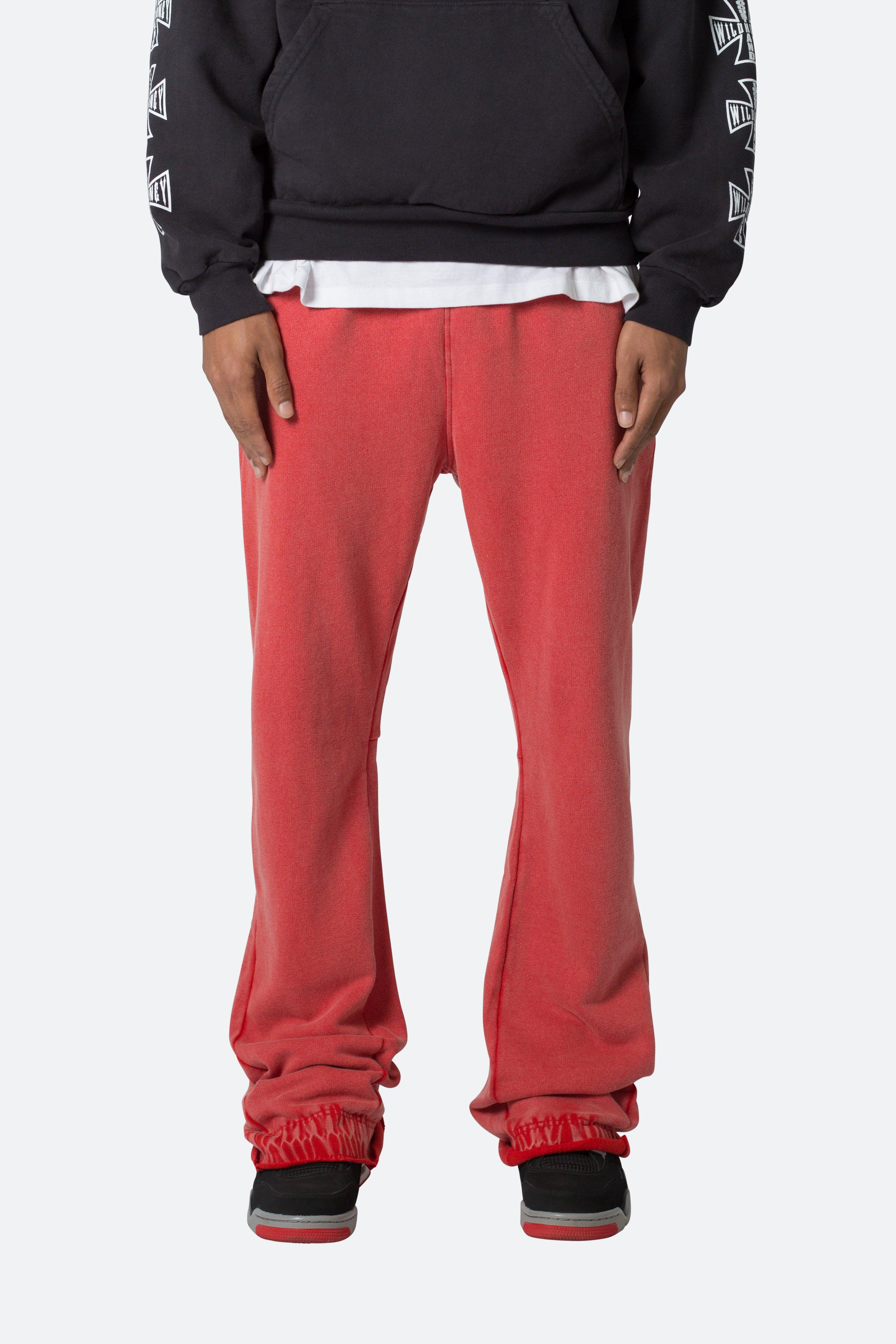 Bootcut Sweatpants - Red Product Image