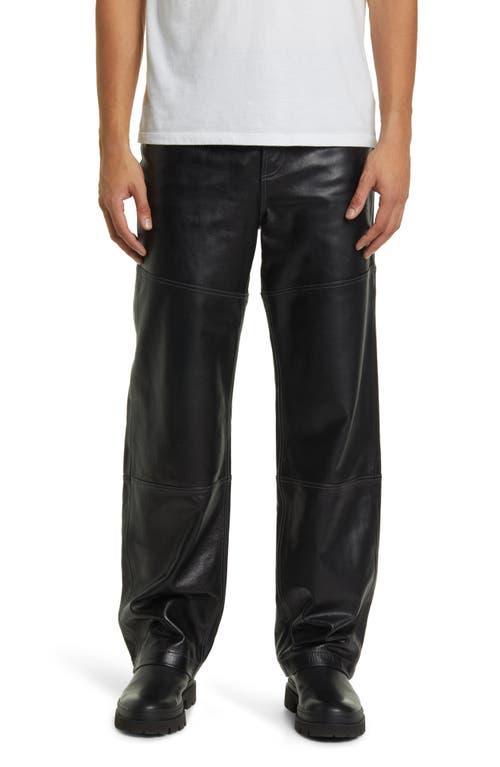 FRAME Lambskin Leather Pants Product Image