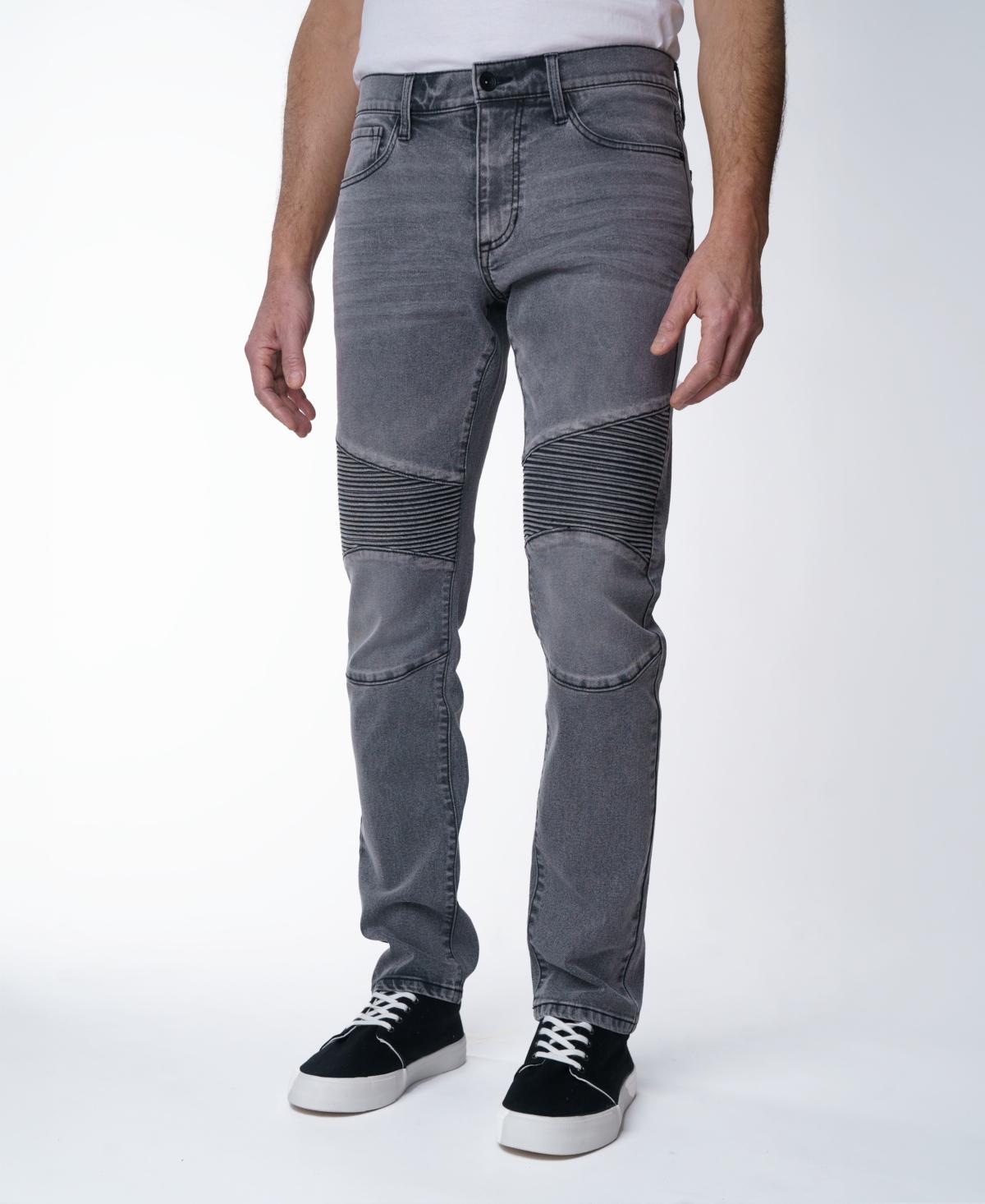 Lazer Mens Skinny Fit Moto Stretch Jeans Product Image