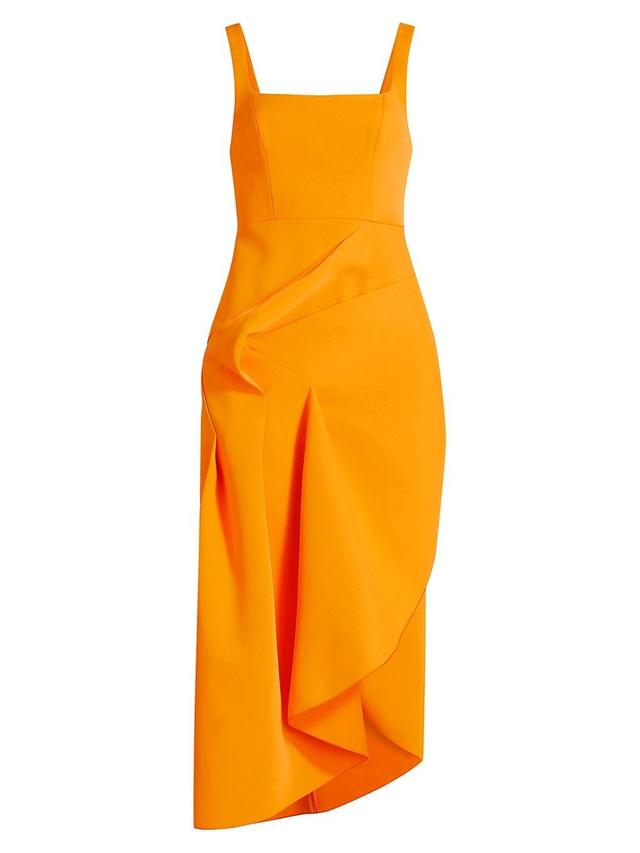 Womens Hewton Pin-Tuck Midi-Dress Product Image