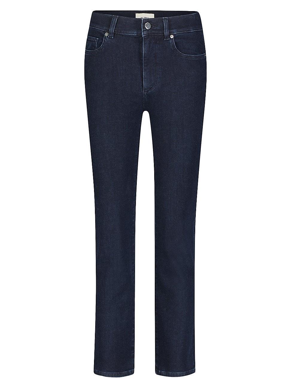 Womens Mara Straight Mid Rise Instasculpt Ankle Jeans Product Image