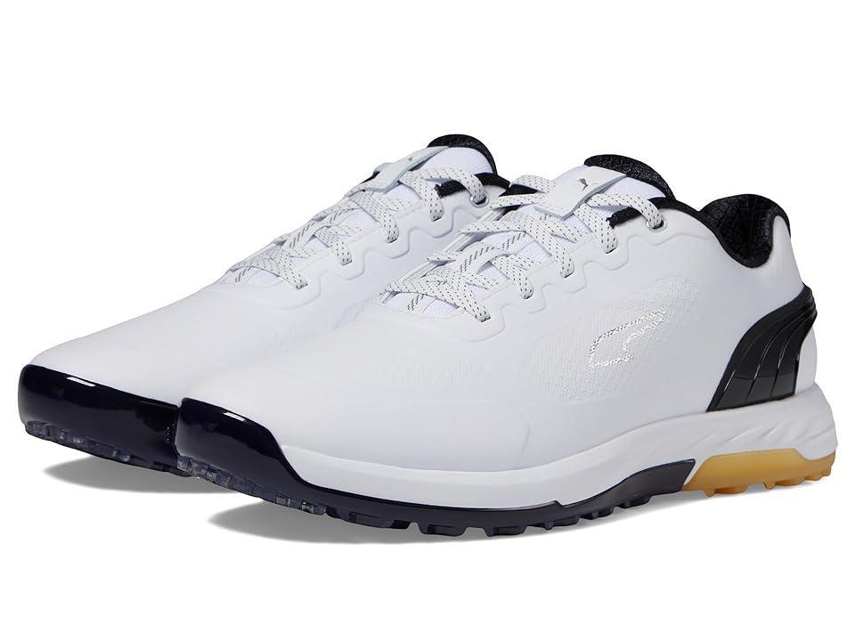 PUMA Golf Alphacat Nitro (Puma White/Puma Black/Gum) Men's Shoes Product Image