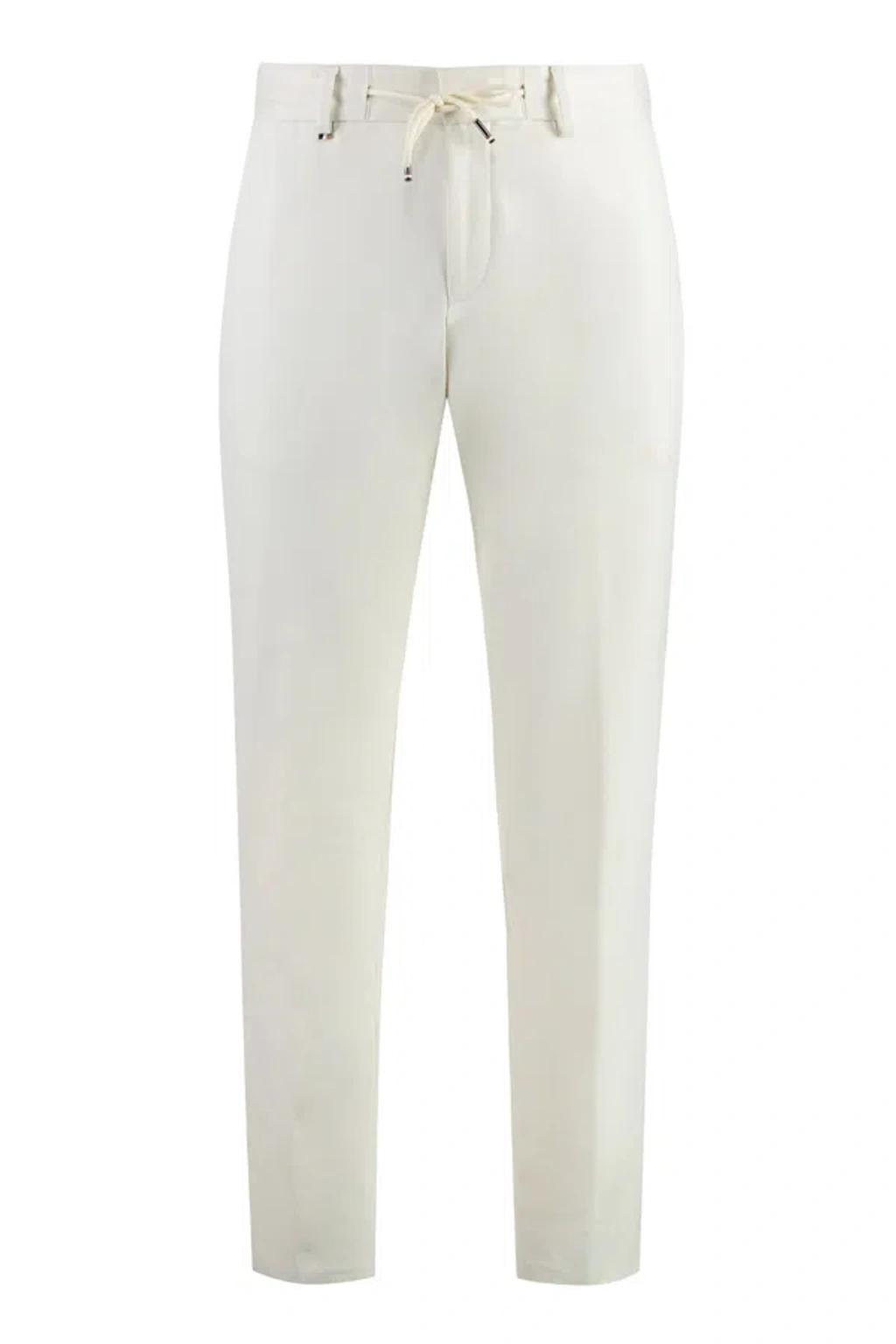 HUGO BOSS Boss Jersey Trousers In Beige Product Image