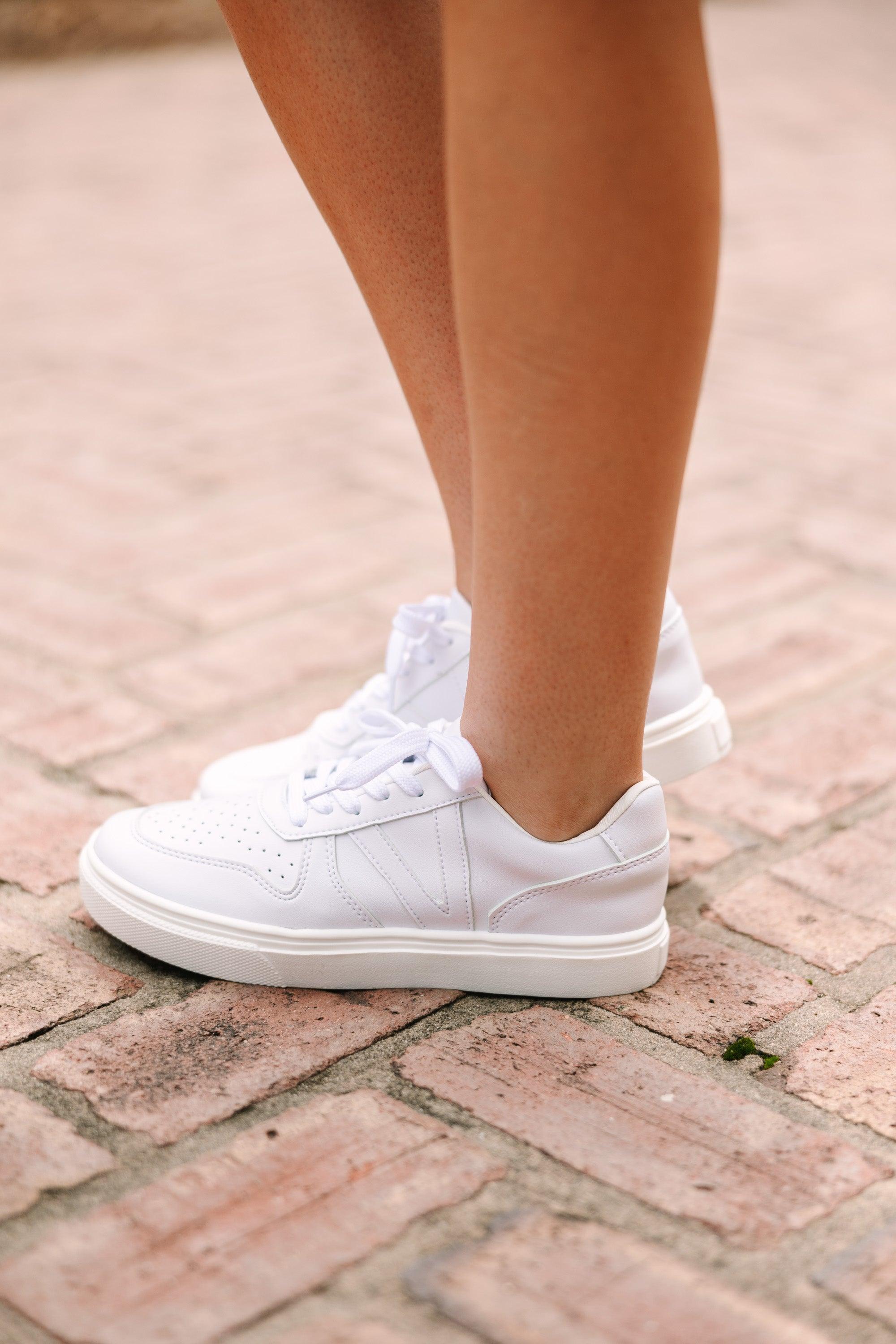 Always On The Go White Sneakers Female Product Image