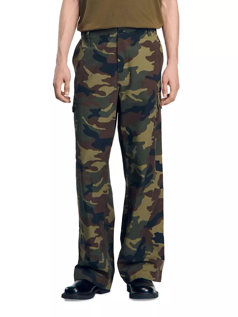 Camouflage Cargo Trousers Product Image