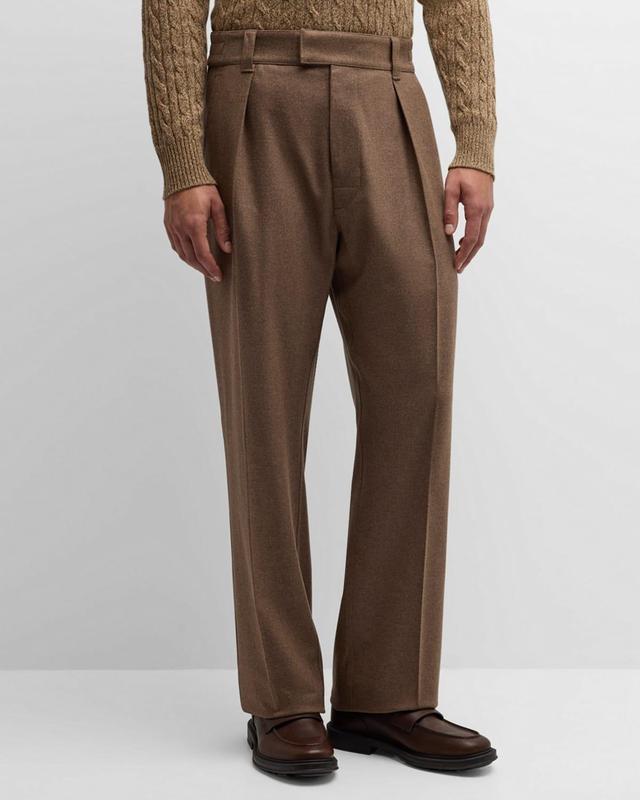 Mens Reigna Wool-Cashmere Trousers Product Image