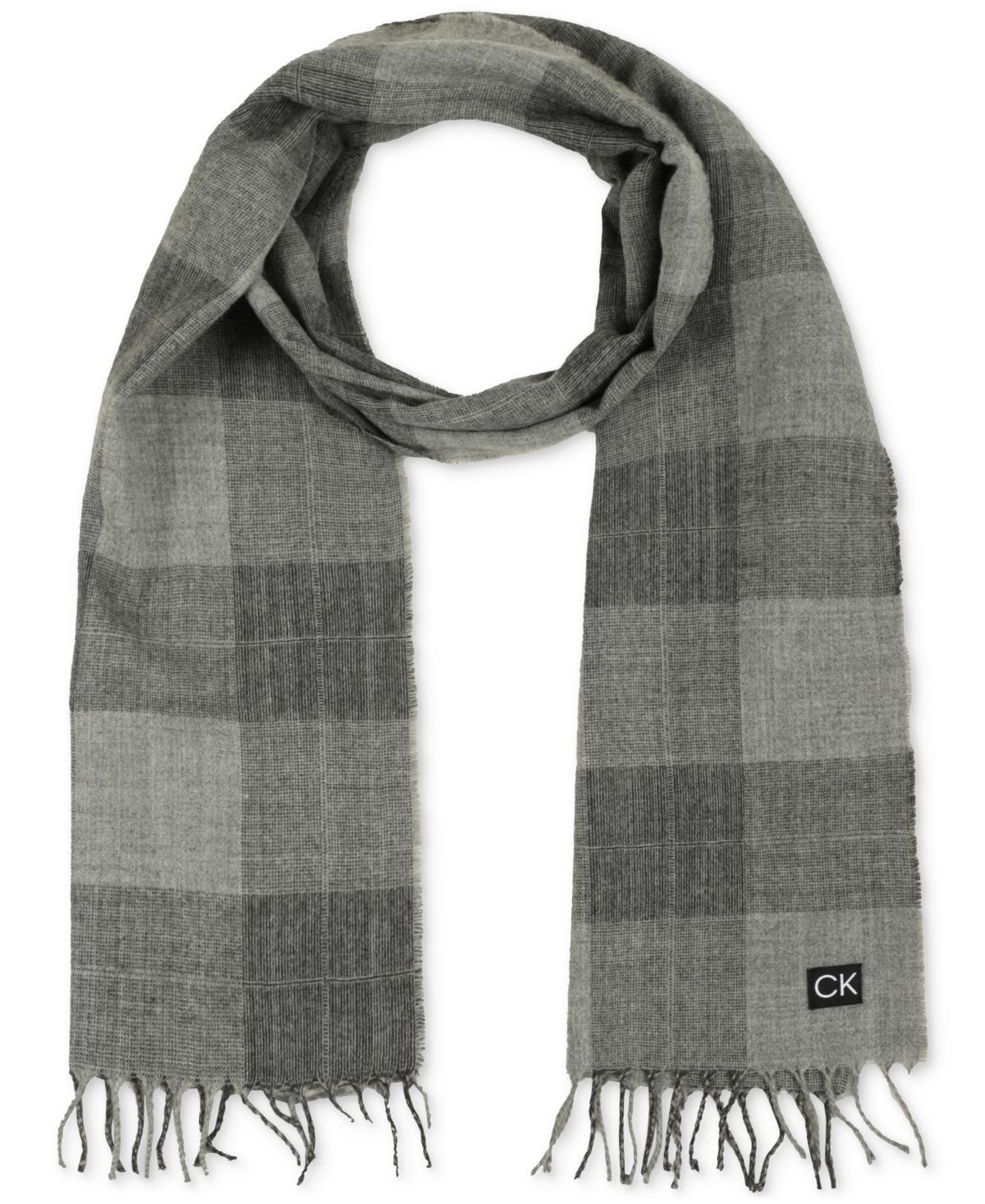 Calvin Klein Mens Buffalo Check Logo Scarf Product Image