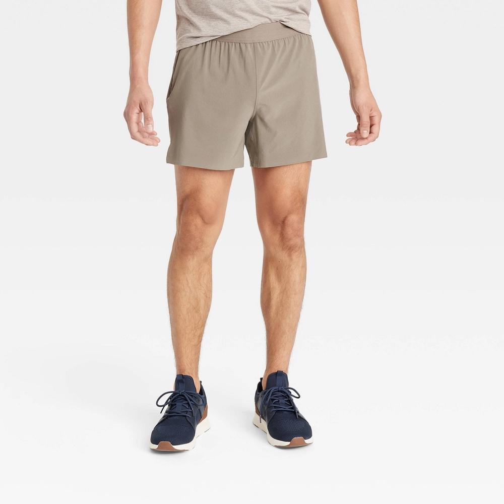 Mens Run Shorts 5 - All In Motion Brown M Product Image