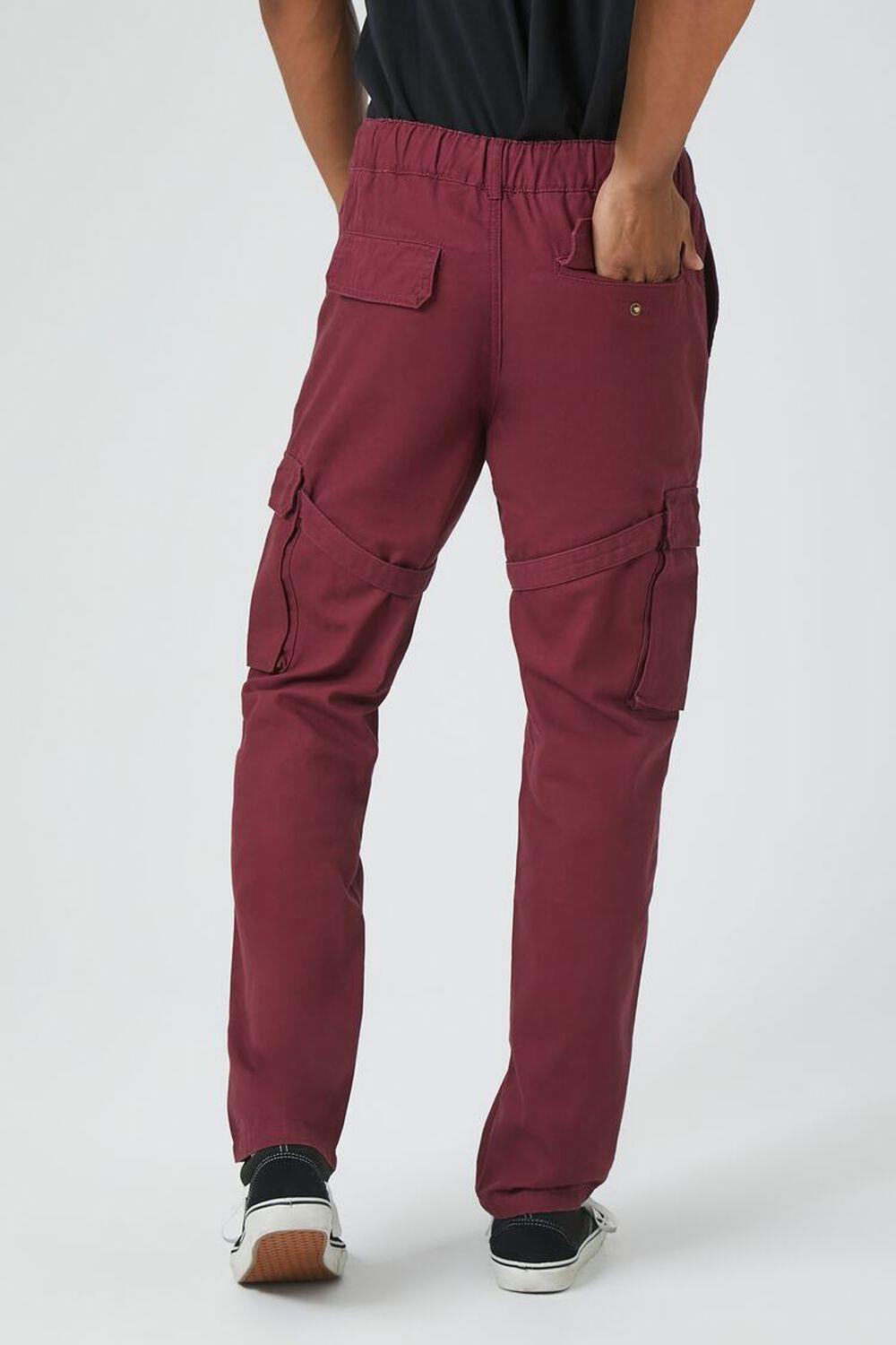 Twill Drawstring Utility Strap Pants | Forever 21 Product Image