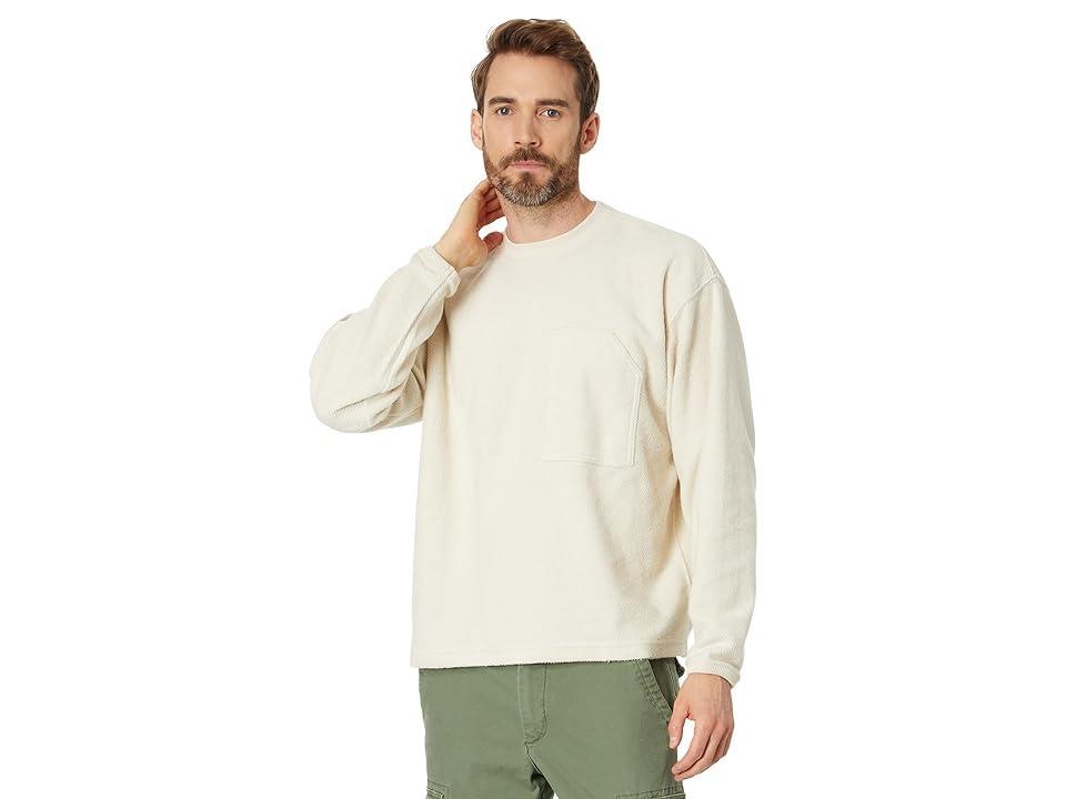 Madewell Crewneck Pocket Sweatshirt (Heather Vintage Linen) Men's Sweatshirt Product Image