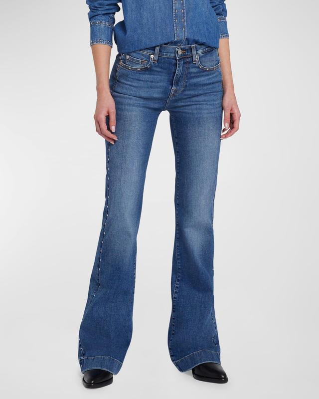 Womens Dojo High-Rise Stretch Wide Jeans Product Image