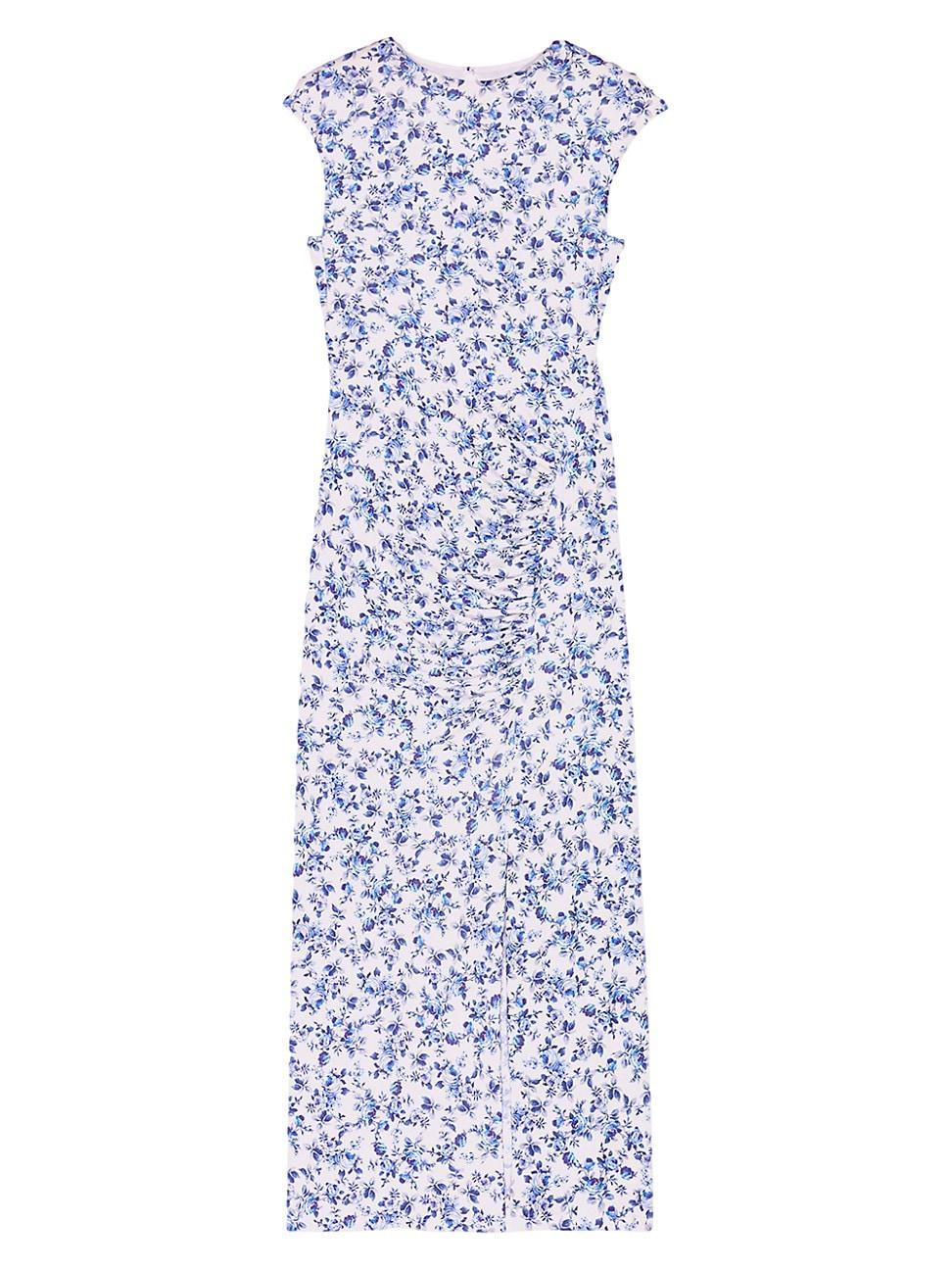 Womens Patterned Midi Dress Product Image