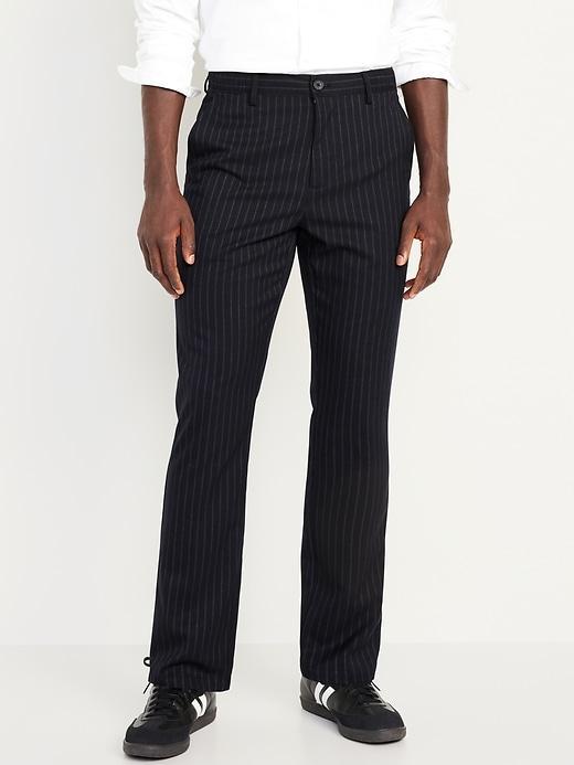 Straight Herringbone Trouser Pants Product Image