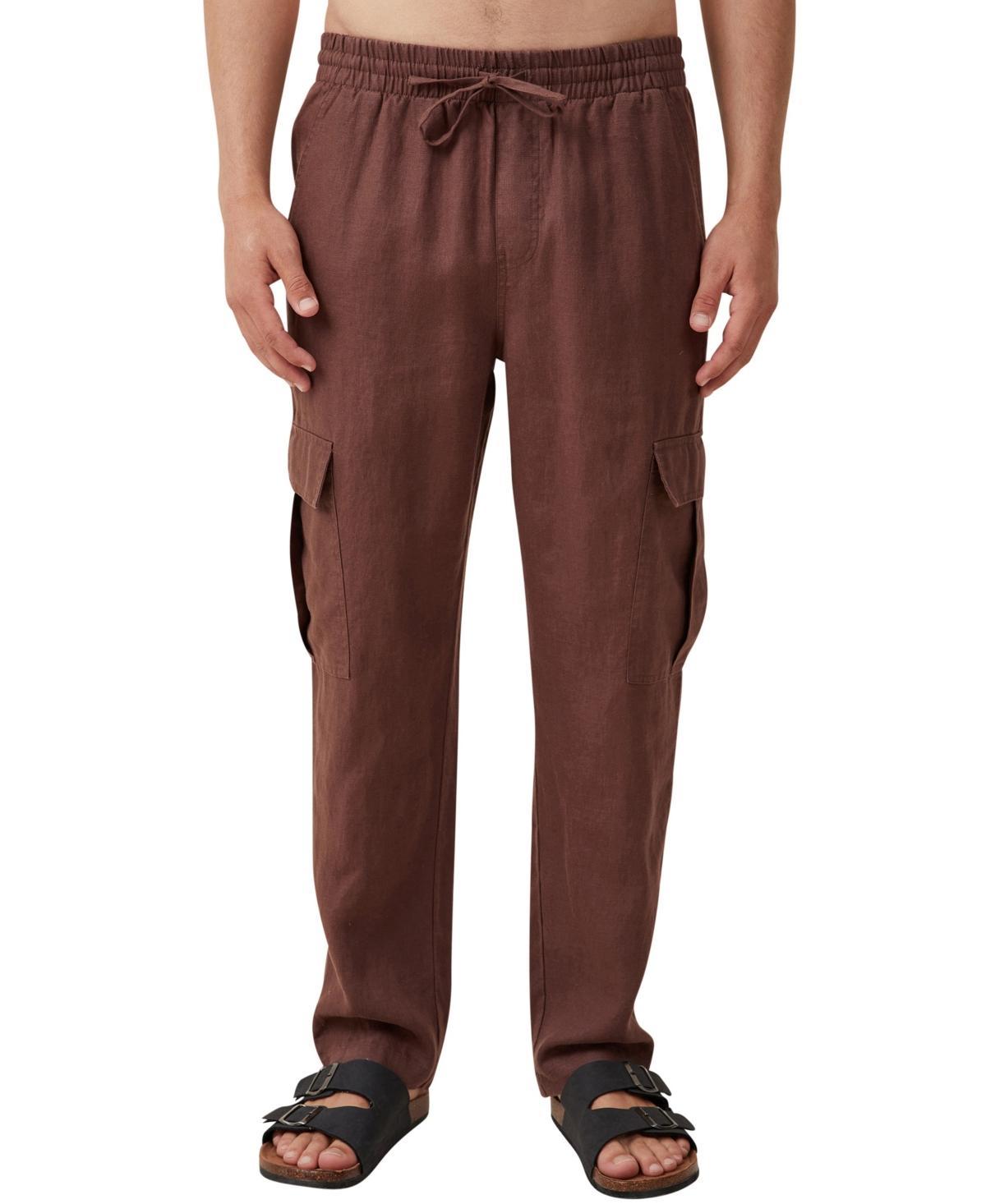 Cotton On Mens Cargo Linen Pants Product Image