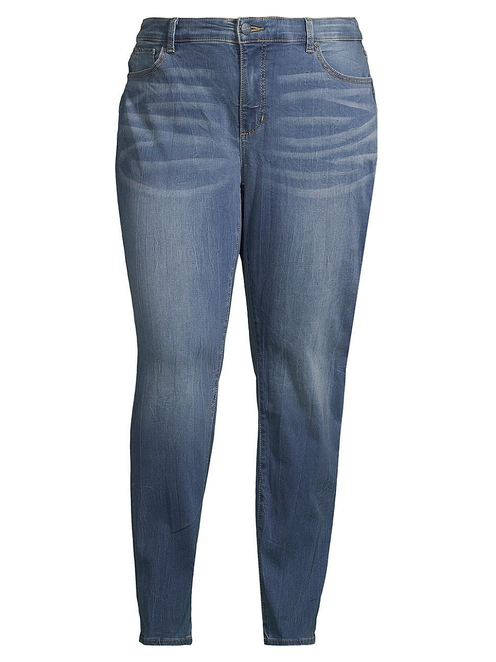 Womens High-Rise Boyfriend Jeans Product Image