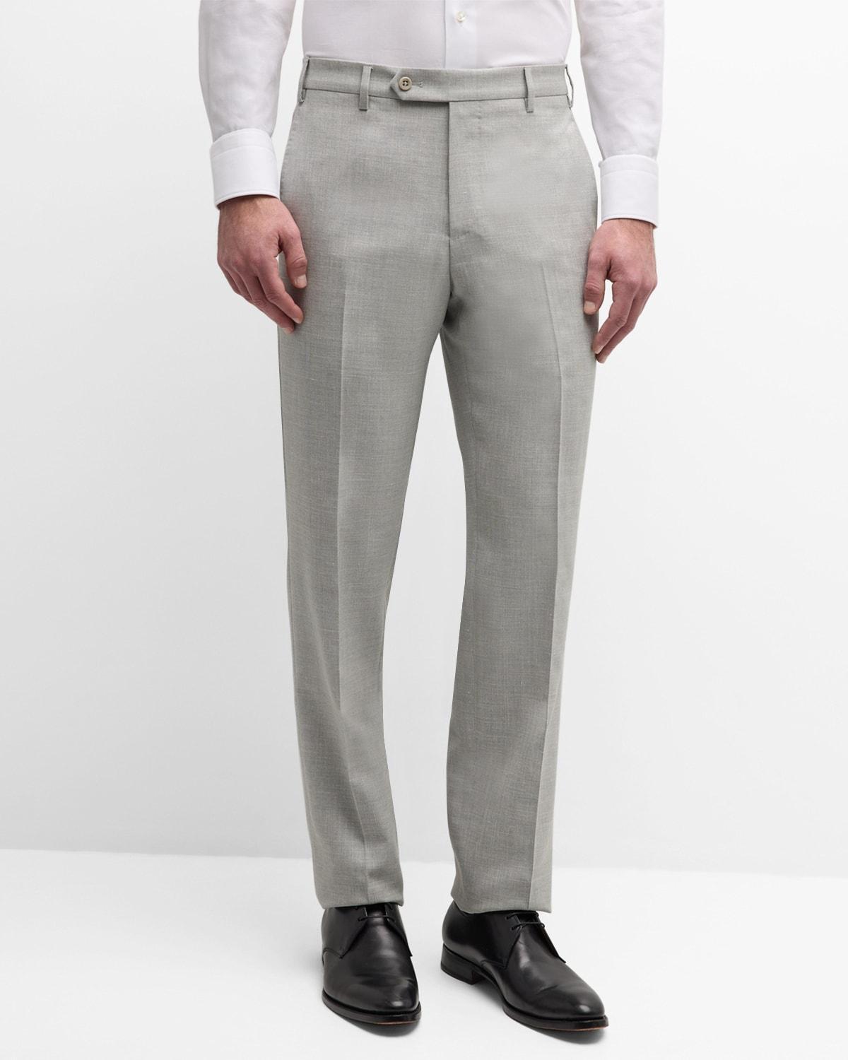 Mens Devon Super 120s Blend Trousers Product Image