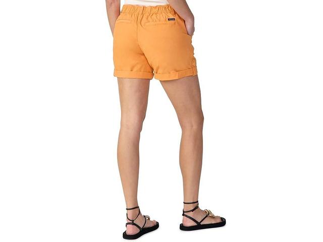 Sanctuary Switchback Cuffed Shorts (Orange Sky) Women's Clothing Product Image