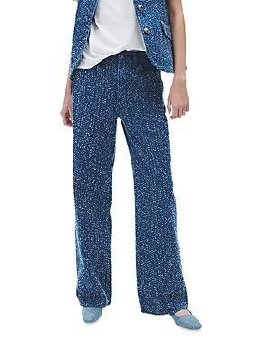 rag & bone Logan High Rise Wide Leg Jeans in Midtweed Product Image