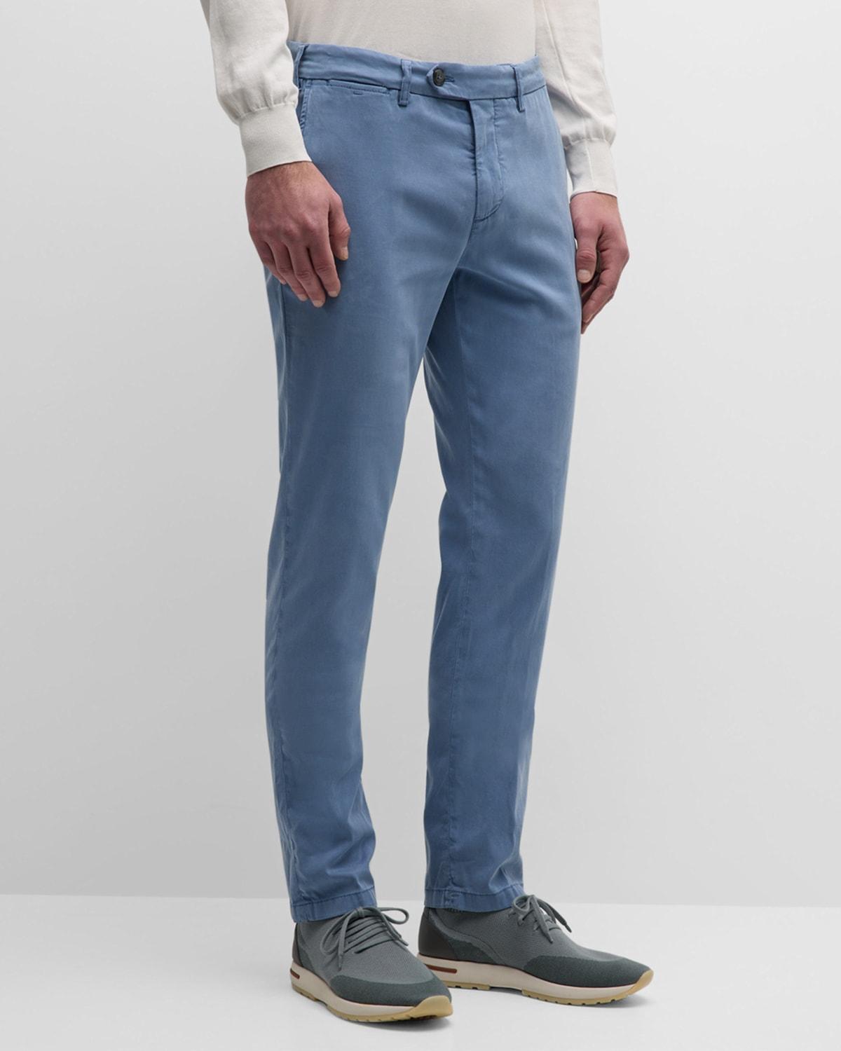 Mens Slim Flat-Front Pants Product Image