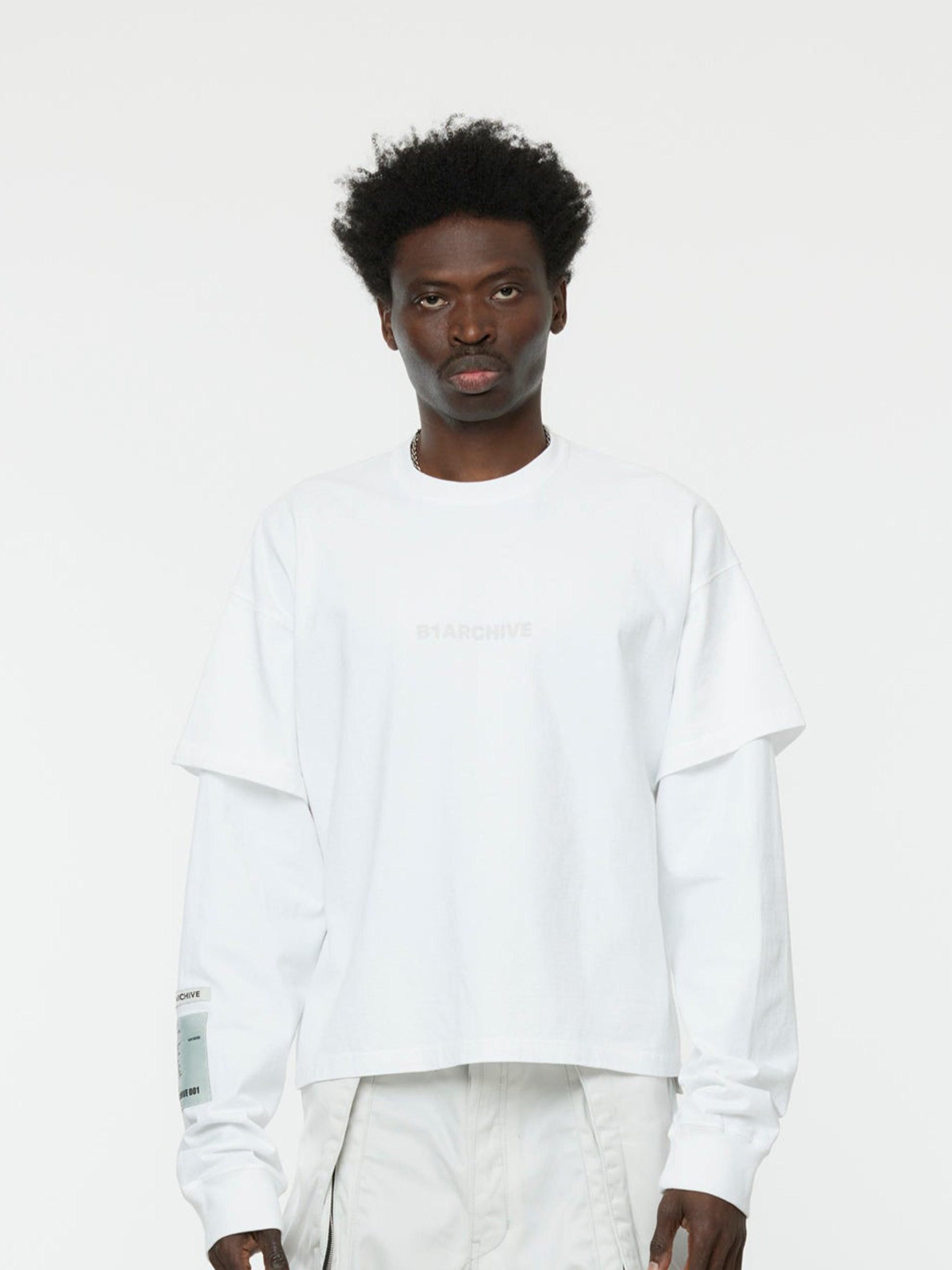 L/S Undershirt Crewneck Tee (Optic White) Product Image