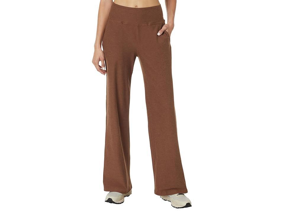 Beyond Yoga Spacedye Laid Back Pants (Bold Mocha Heather) Women's Clothing Product Image